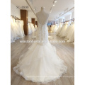 Alibaba New Design tallas grandes vestidos de novia con mangas